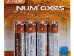 numaxes blister 4 piles aa lr06 alcaline 1,5v