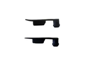 2 bouchons cache réglages en pvc noir collier anti aboiem