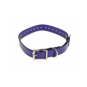 NUM'AXES Sangle Polyuréthane 25 mm / L. 65 cm - Violet - colliers électronique & gps