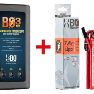 BO MANUFACTURE - 7.4V - Tamiya - airsoft - batterie & fusibles