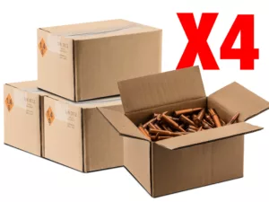 !b! 4x boites de 250 munitions iw 7.62x54r fmj cip