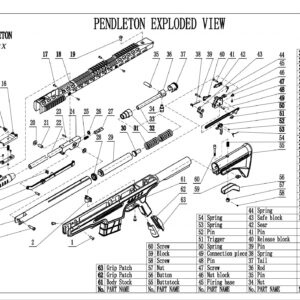 BO Manufacture Arms - Pièces détachées pour carabine à air PENDLETON - SCREW N°58 - holsters & accessoires