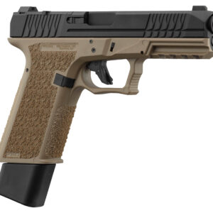 Double Eagle P80 PFS9 Tan — pistolet GBB airsoft - Noir et TAN - airsoft - répliques de poing