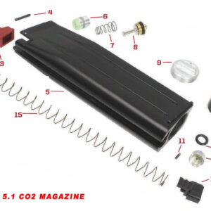 AW CUSTOM - Pièces origine pour chargeurs CO2 série HX – VIS CO2 N°9 - airsoft - pièces détachées & upgrades