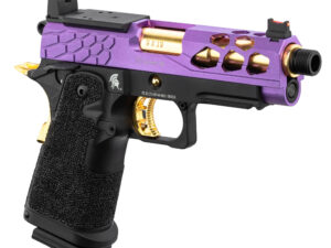 pistolet airsoft gbb stryk hi capa 4.3 violet/or lancer tactical