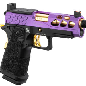 Pistolet Airsoft GBB Stryk Hi-Capa 4.3 violet/or Lancer Tactical - airsoft - répliques de poing