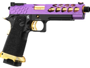 pistolet airsoft gbb stryk hi capa 5.1 violet et or lancer tactical