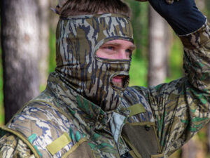 masque 3/4 visage stretch primos avec trou de bouche