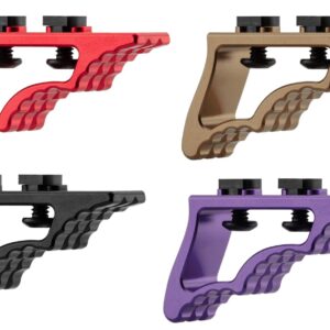 BO MANUFACTURE - Angle Grip Aluminium CNC M-LOK / Keymod - ROUGE - airsoft - accessoires airsoft