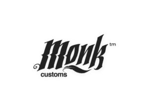 'MONK Customs' Decal - Blanc - airsoft - tenues & protections