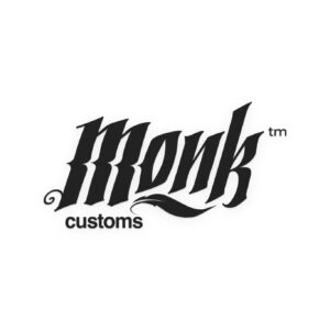 'MONK Customs' Decal - Blanc - airsoft - tenues & protections