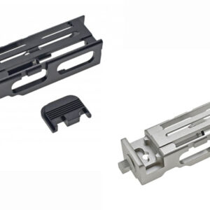 COWCOW Technology - Cage nozzle en aluminium pour G17 Tokyo Marui - ARGENT - airsoft - pièces détachées & upgrades