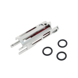 COWCOW Technology - Cage nozzle en aluminium B01 Dynamic blowback Housing pour Hi-Capa - ARGENT - airsoft - pièces détaché...