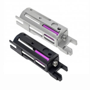 COWCOW Technology - Cage nozzle en aluminium B02 blowback Housing pour Hi-Capa - ARGENT - airsoft - pièces détachées & upg...