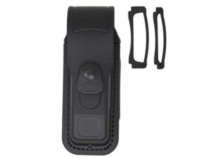 PORTE CHARGEUR PISTOLET - RABAT PRESSION - ROTATIF 180° - NOIR