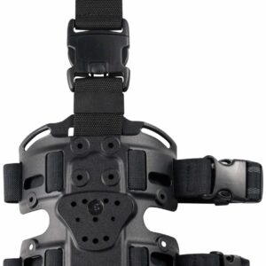 PLAQUE DE CUISSE DETACHABLE DOUBLE STRAP - DROITIER - NOIR