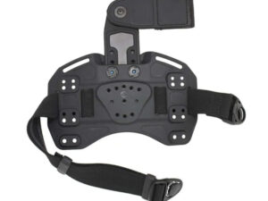 PLAQUE DE CUISSE COMPACT SIMPLE STRAP - PIVOTANT - NOIR