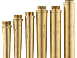 Davide PEDERSOLI & C - 6 becs : .18 / .21 / .30 / .48 / .72 / .84 gr - accessoires poudre noire