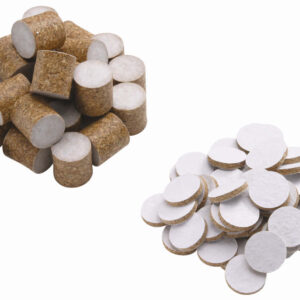 Davide PEDERSOLI & C - Set de 200 bourres en liège - Calibre 12 - munitions poudre noire