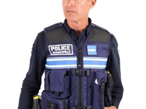 Gilet tactique PM – Bande rétro – Poches fixes