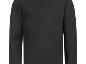 Polo bleu A.S.V.P bande bordeaux double face manches longues