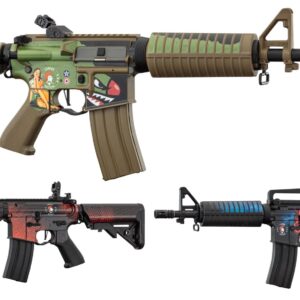 Skins M4 Lancer Tactical - Dessin au choix - REQUIN - airsoft - accessoires airsoft