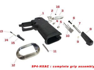 AW CUSTOM - Pièces origine pour série HX grip complet - VIS POIGNEE N°4 - airsoft - pièces détachées & upgrades