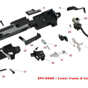 AW CUSTOM - Pièces origine pour lower frame et ensemble marteau série HX - KIT POUSSOIR N°18 - airsoft - pièces détachées ...