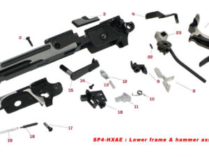 AW CUSTOM - Pièces origine pour lower frame et ensemble marteau série HX – VIS N°2 - airsoft - pièces détachées & upgrades