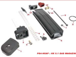 AW CUSTOM - JOINT BASE DE CHARGEUR N°8 - pièces détachées & upgrades