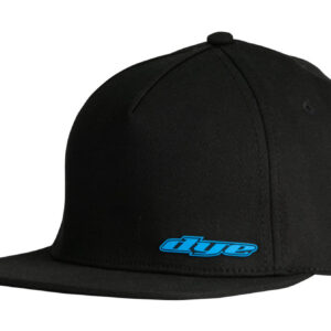 Casquette Dye Hat LWR LFT FLEX Flat Bill - S/M Noir/Cyan - airsoft - tenues & protections