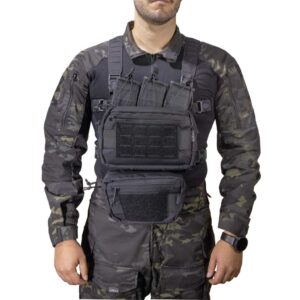 Chest Rig Flint MK1 - Corso Tactical - Noir - airsoft - equipement tactiques