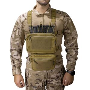 Chest Rig Flint MK1 - Corso Tactical - Coyote - airsoft - equipement tactiques