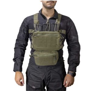 Chest Rig Flint MK1 - Corso Tactical - Ranger Green - airsoft - equipement tactiques