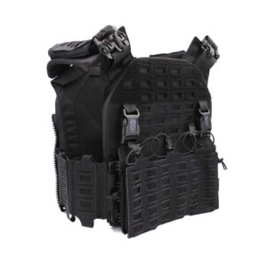Gilet tactique porte-plaques Drake MK4 - Corso Tactical - Noir - airsoft - equipement tactiques