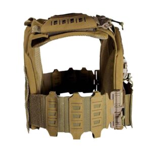 Gilet tactique porte-plaques Drake MK4 - Corso Tactical - Coyote - airsoft - equipement tactiques
