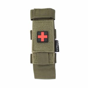 Pochette porte-tourniquet et ciseaux MOLLE - Corso Tactical - Green - airsoft - equipement tactiques