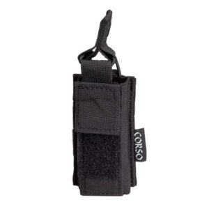 Poche porte-chargeur simple pour pistolet Dagger MK2 MOLLE - Corso Tactical - Noir - airsoft - equipement tactiques