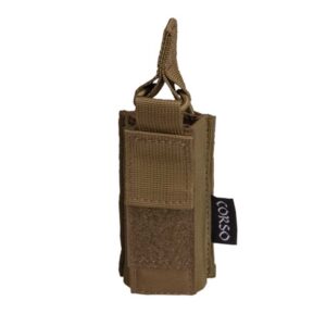Poche porte-chargeur simple pour pistolet Dagger MK2 MOLLE - Corso Tactical - Coyote - airsoft - equipement tactiques