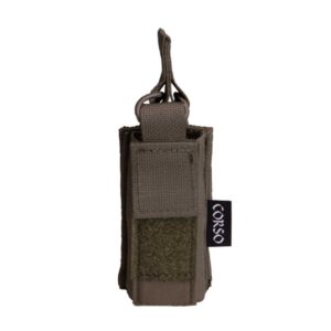 Poche porte-chargeur simple pour pistolet Dagger MK2 MOLLE - Corso Tactical - Ranger green - airsoft - equipement tactiques
