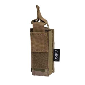 Poche porte-chargeur simple pour pistolet Dagger MK2 MOLLE - Corso Tactical - Multicam - airsoft - equipement tactiques