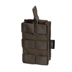 Poche porte-chargeur simple M4 Dagger MOLLE - Corso Tactical - Ranger green - airsoft - equipement tactiques