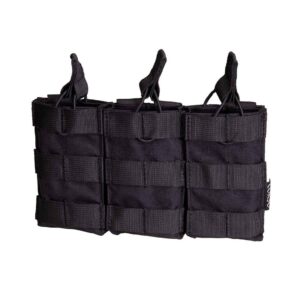 Poche porte-chargeurs triple M4 Dagger MOLLE - Corso Tactical - Noir - airsoft - equipement tactiques