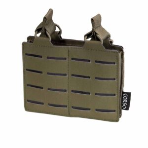 Poche porte-chargeurs double M4 Dagger MK1 Laser - Corso Tactical - Ranger Green - airsoft - equipement tactiques