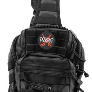 Corso Tactical - Sac bandoulière airsoft Corso - Nylon tactique - Fermetures velcro - Noir - airsoft - sacs, housses & bag...