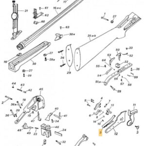 Davide PEDERSOLI & C - PercuteurSHARPS SPORT.FIRING PIN - Réf Peder. : 0800001007 - pièces diverses