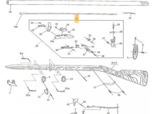 Davide PEDERSOLI & C - Ressort de baguette 1777 - SPRING ROD AN IX - Réf Peder. : 0800003702 - pièces diverses