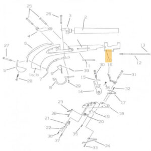 Davide PEDERSOLI & C - Canon CANNA/AN IX PISTOL BARREL 17,5mm - Réf Peder. : 0800002762 - pièces diverses