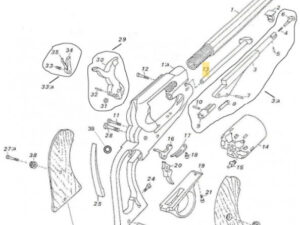sans marque EA - RESSORT ELEVATEUR REMINGTON - Réf Peder. : 0800REM36 - pièces diverses