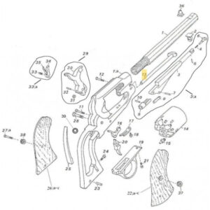 sans marque EA - VIS DE CHIEN PATTERN (REM28) - Réf Peder. : 0800100037 - pièces diverses